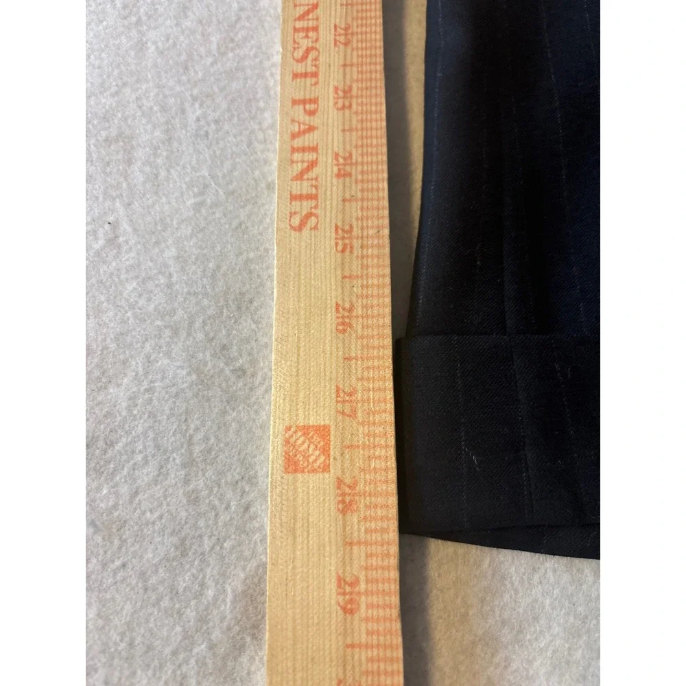 Paul Stuart Southwick Blazer Mens Navy Pinstripe Wool 2 Button Sport Coat sz 38